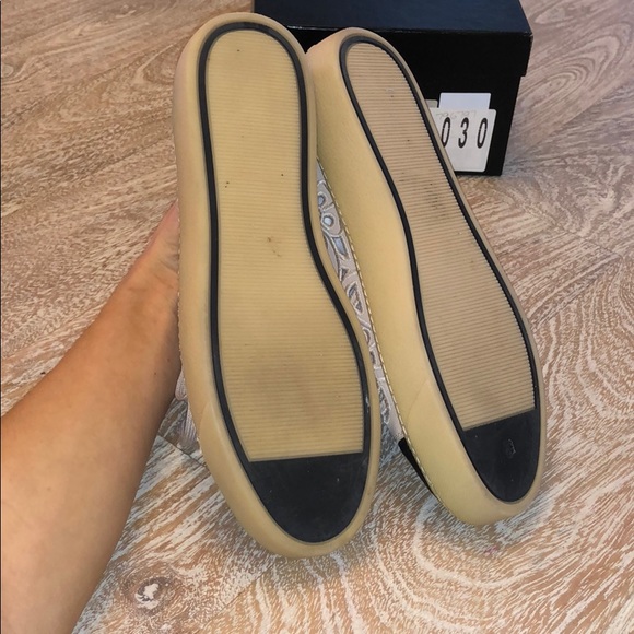 Chanel tennis shoes cutout tan cream black size 40 - Picture 4 of 6